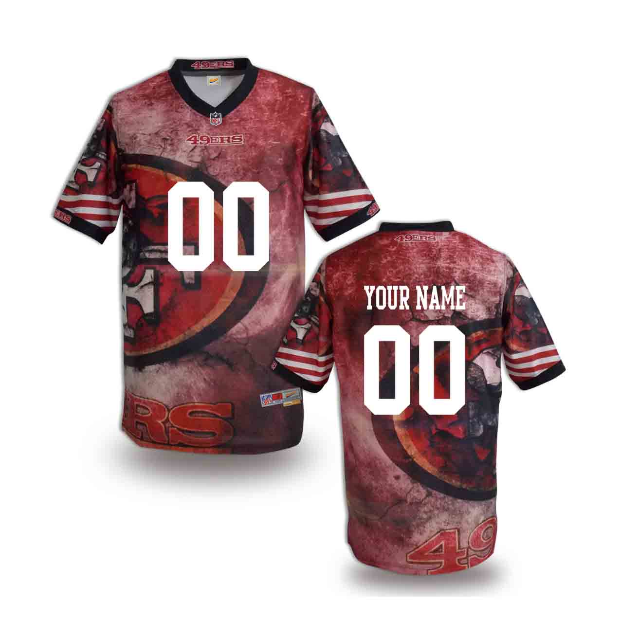 Nike 49ers Customized Fashion Stitched Jerseys05