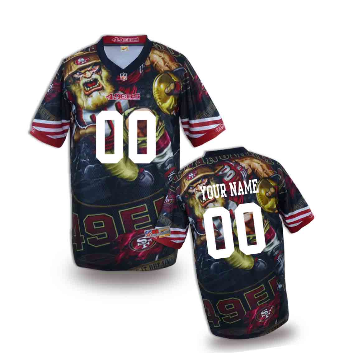 Nike 49ers Customized Fashion Stitched Youth Jerseys03