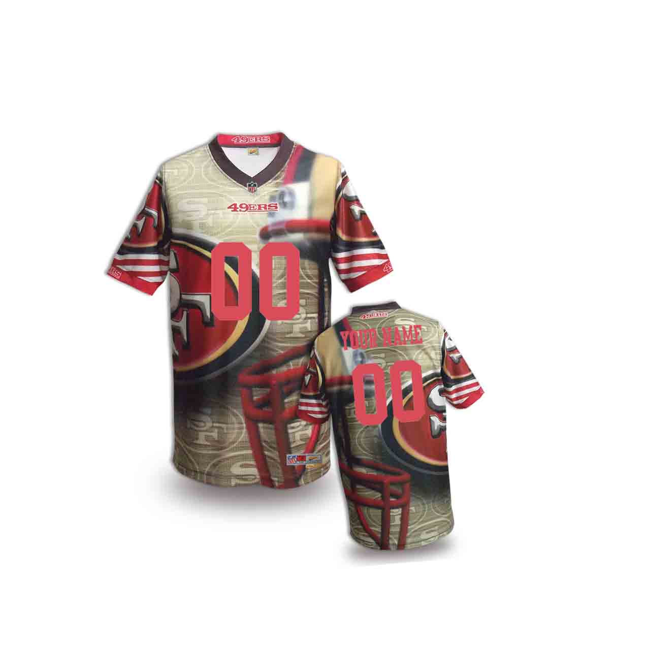 Nike 49ers Customized Fashion Stitched Youth Jerseys08