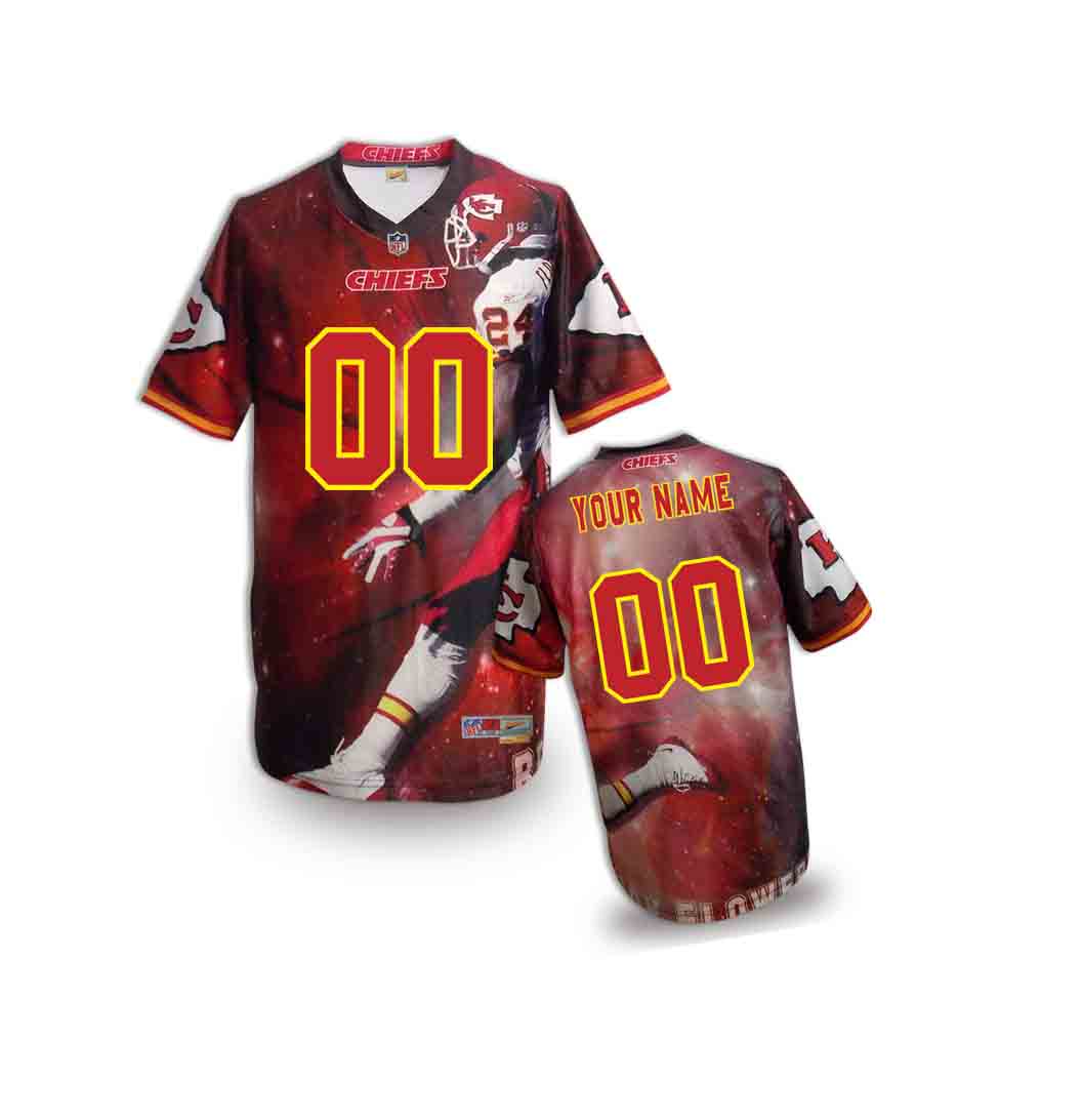 Nike Chiefs Customized Fashion Stitched Youth Jerseys01