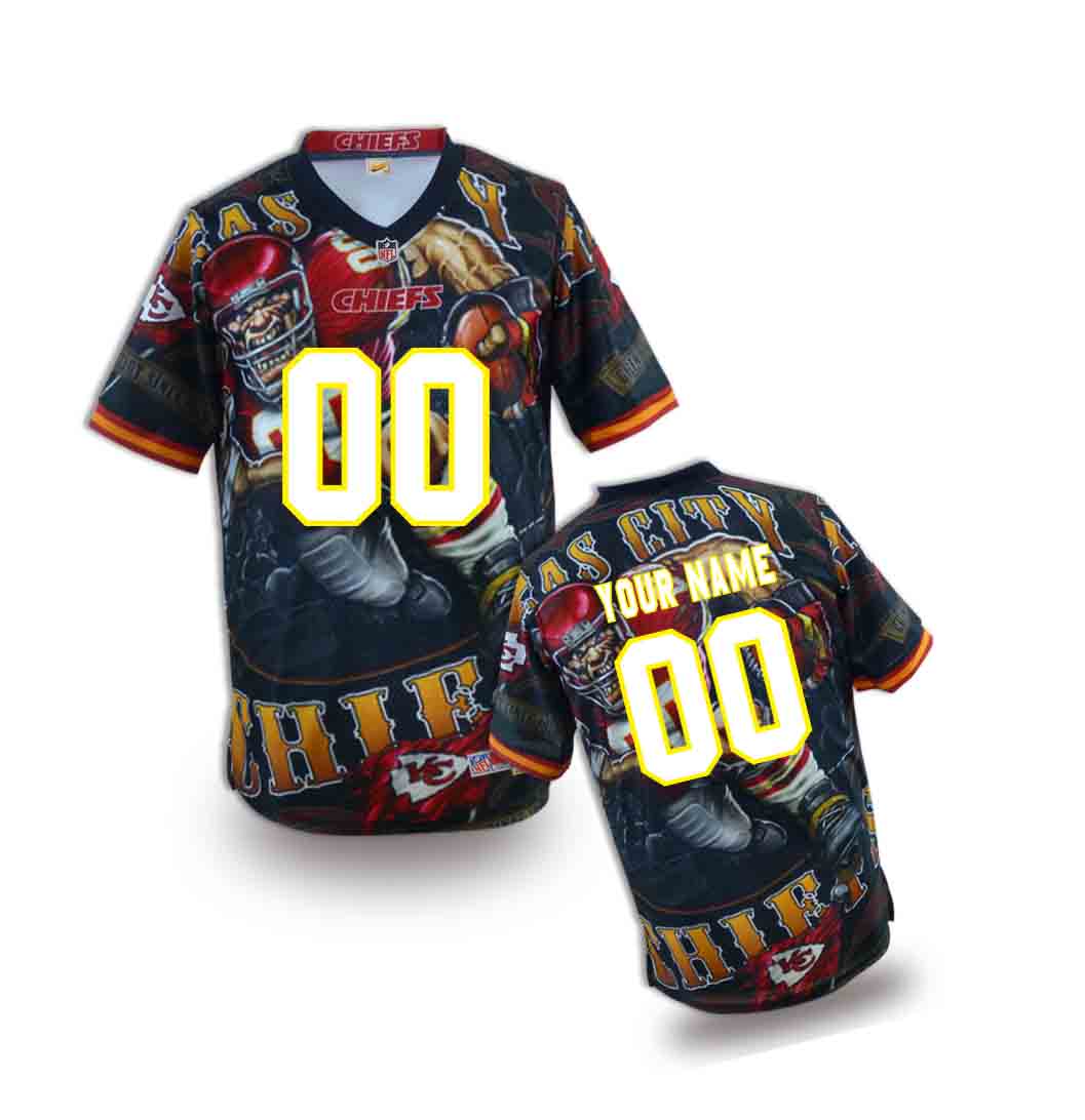 Nike Chiefs Customized Fashion Stitched Youth Jerseys02