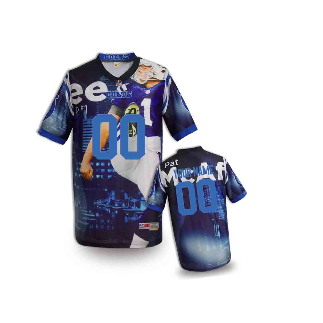 Nike Colts Customized Fashion Stitched Youth Jerseys01