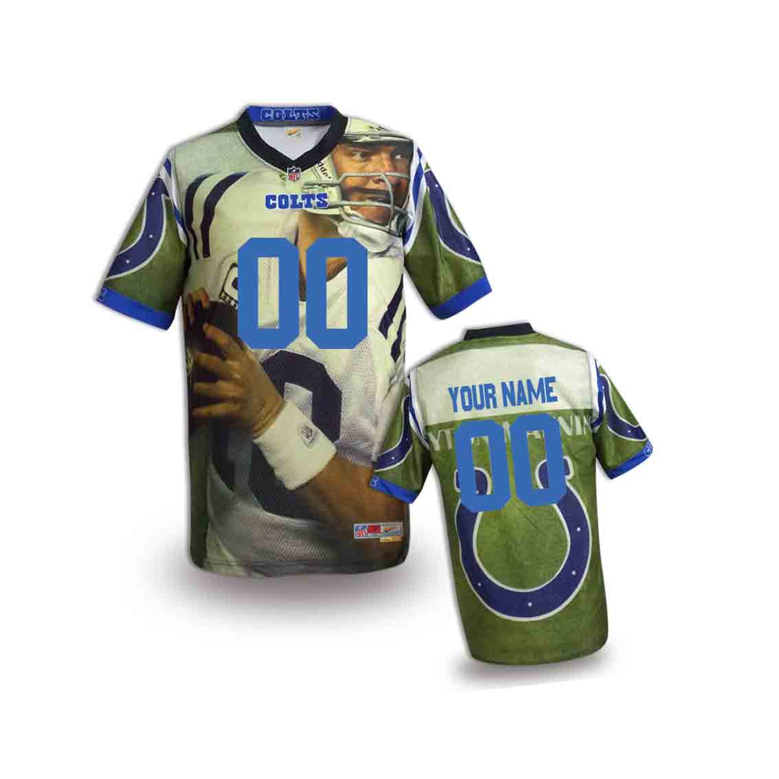 Nike Colts Customized Fashion Stitched Youth Jerseys03
