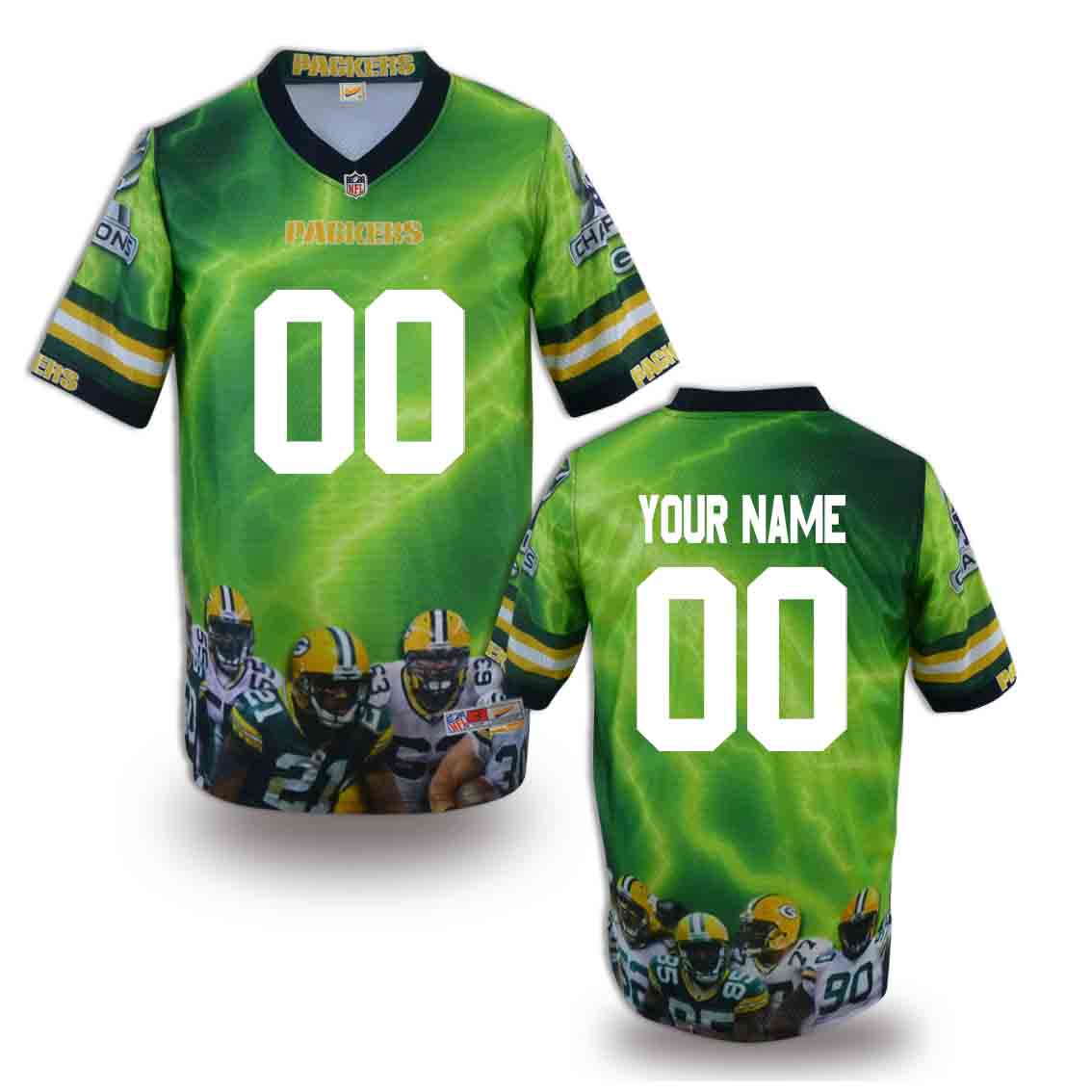 Nike Packers Customized Fashion Stitched Jerseys02