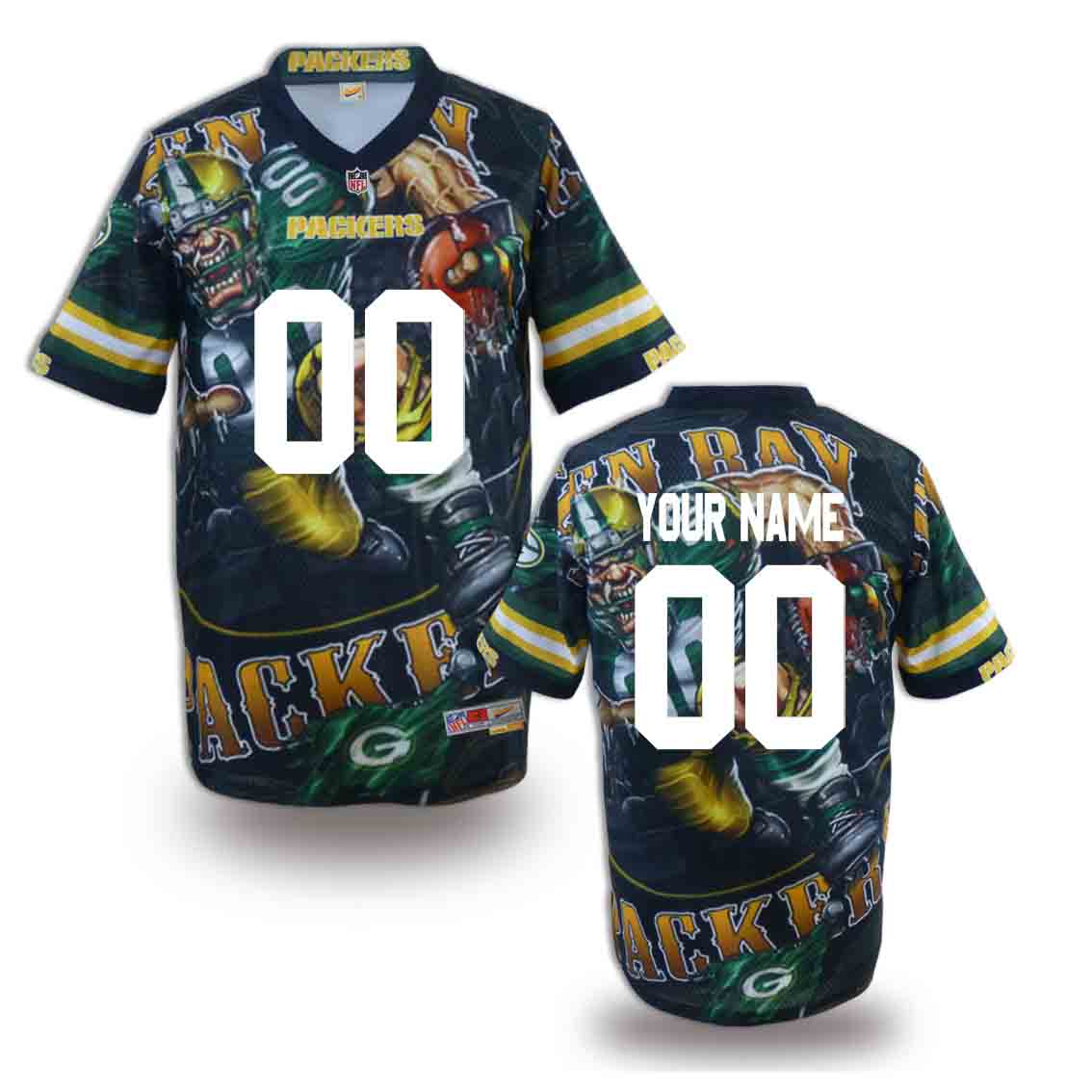 Nike Packers Customized Fashion Stitched Jerseys03