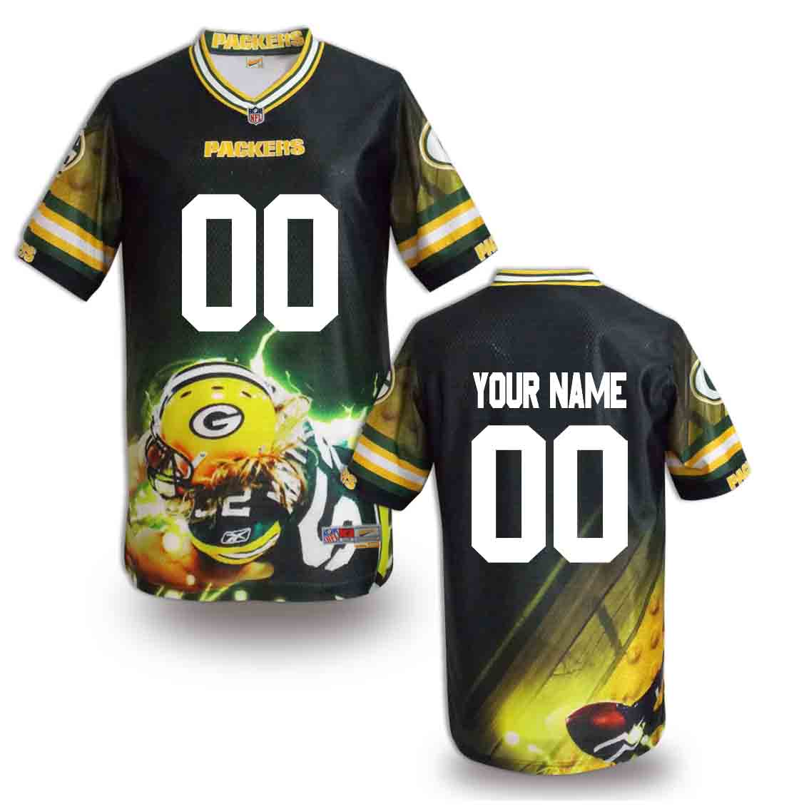 Nike Packers Customized Fashion Stitched Jerseys05