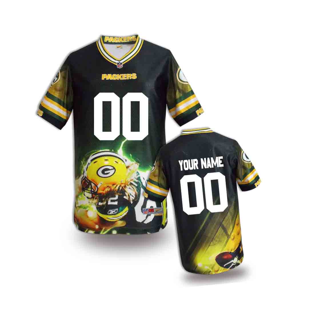 Nike Packers Customized Fashion Stitched Youth Jerseys05