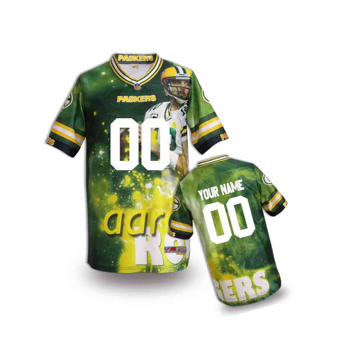 Nike Packers Customized Fashion Stitched Youth Jerseys07 - Click Image to Close