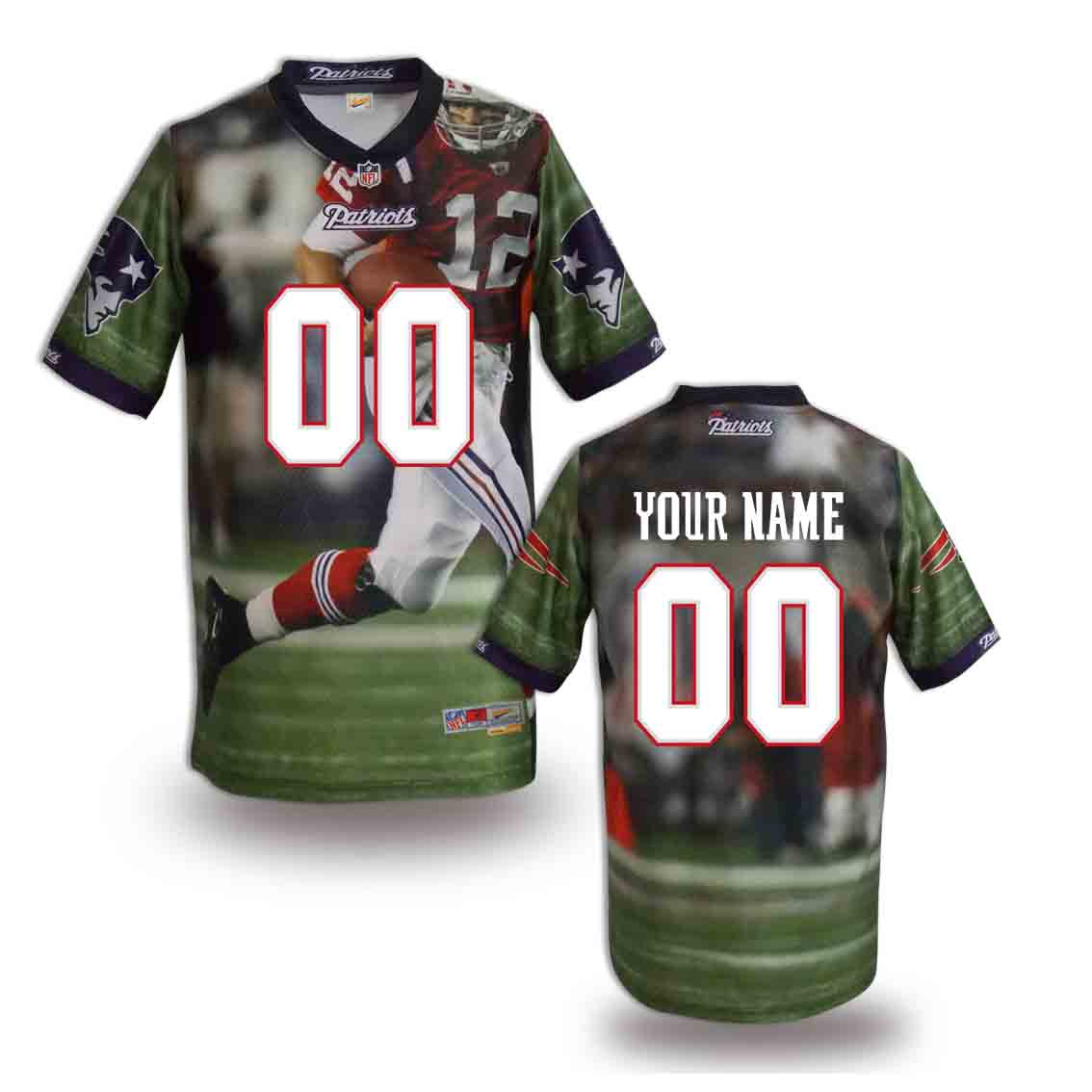 Nike Patriots Customized Fashion Stitched Jerseys02