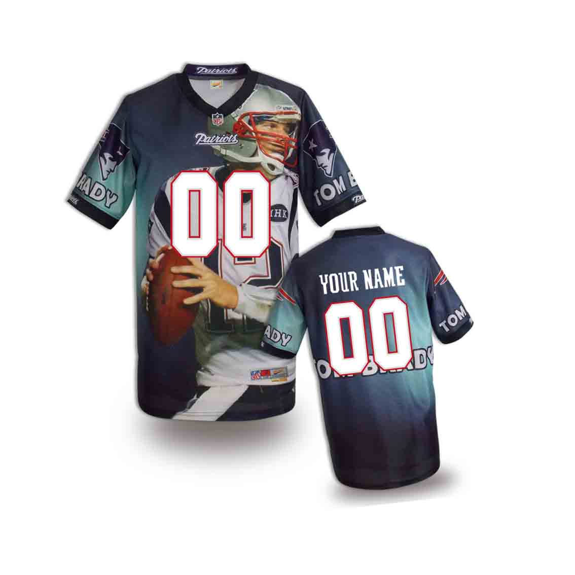 Nike Patriots Customized Fashion Stitched Youth Jerseys07