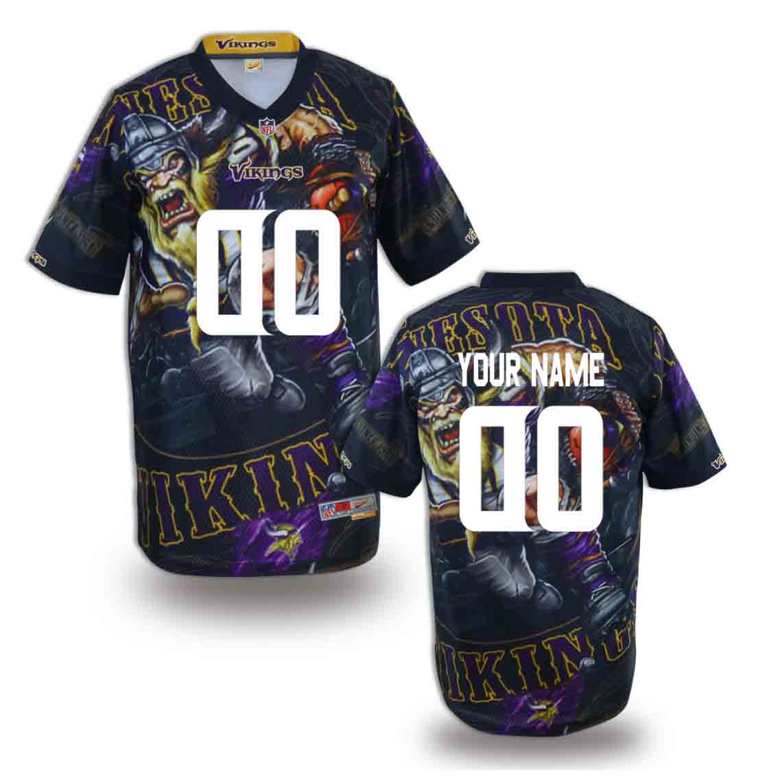 Nike Vikings Customized Fashion Stitched Jerseys05