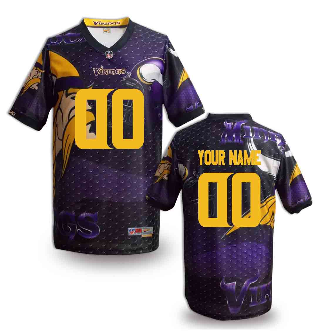 Nike Vikings Customized Fashion Stitched Jerseys10