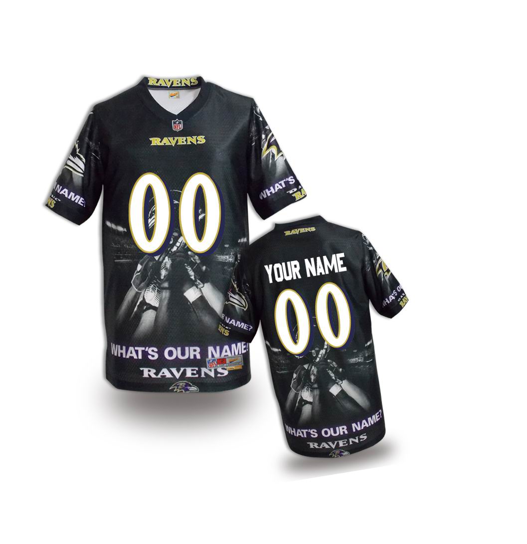 Nike Ravens Customized Fashion Stitched Youth Jerseys02 - Click Image to Close