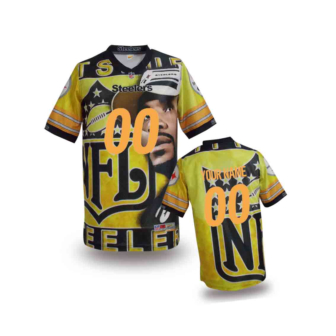 Nike Steelers Customized Fashion Stitched Youth Jerseys03