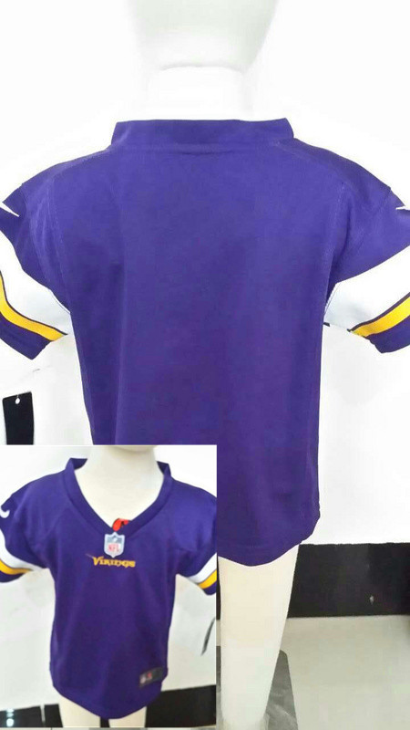 Nike Vikings Blank Purple Toddler Game Jerseys