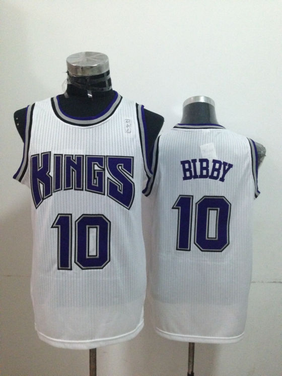 Kings 10 Bibby White Jerseys