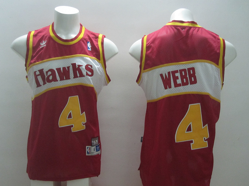 Hawks 4 Webb Red New Revolution 30 Jerseys