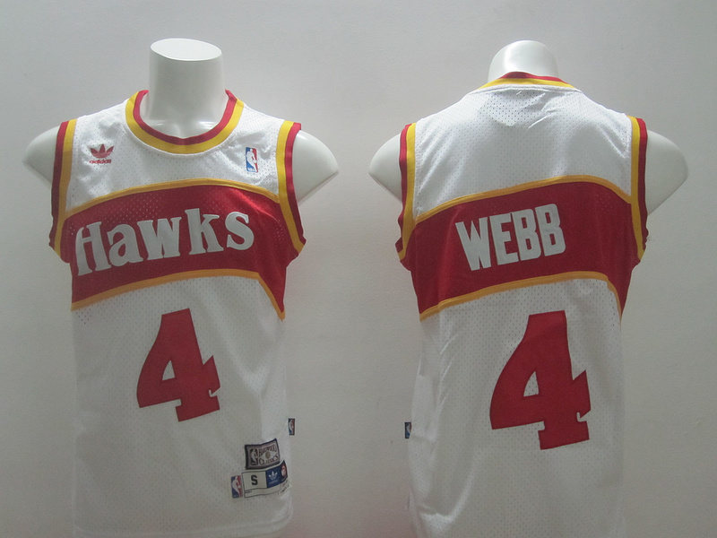 Hawks 4 Webb White New Revolution 30 Jerseys