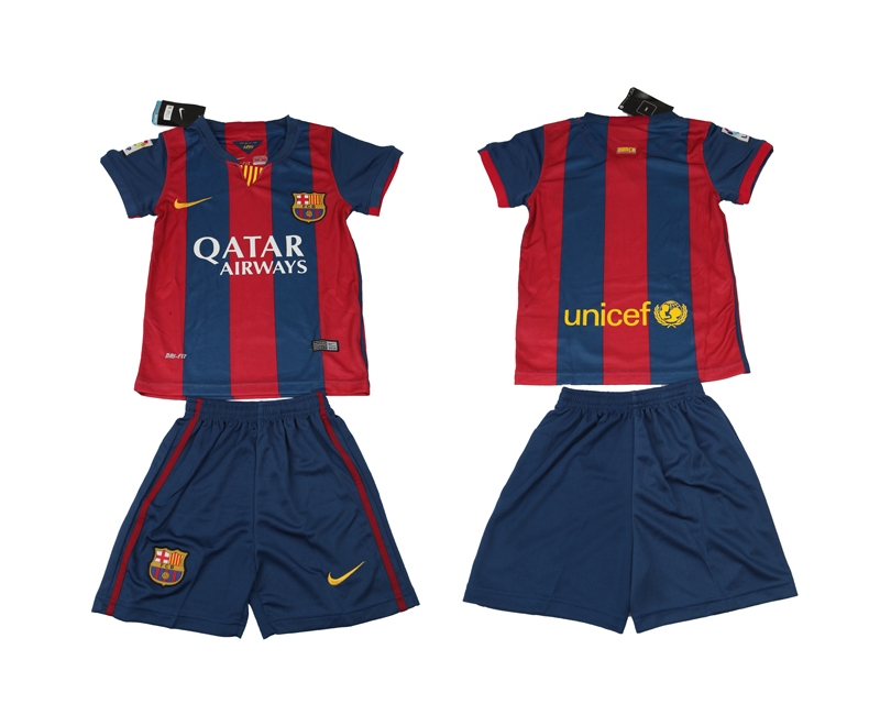 2014-15 Barcelona Home Youth Jerseys