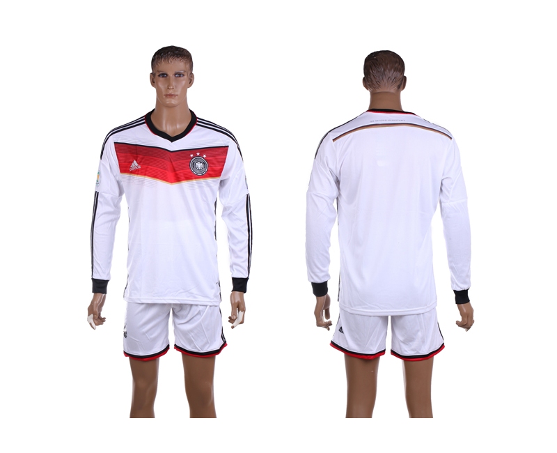Germany 2014 World Cup Home Long Sleeve Jerseys