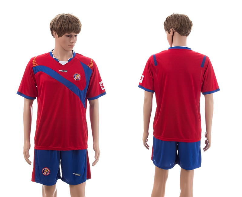 Costa Rica 2014 World Cup Home Soccer Jersey