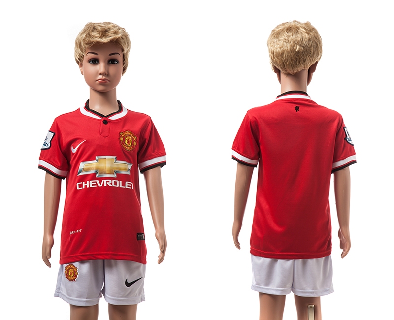2014-15 Manchester United Home Youth Jerseys
