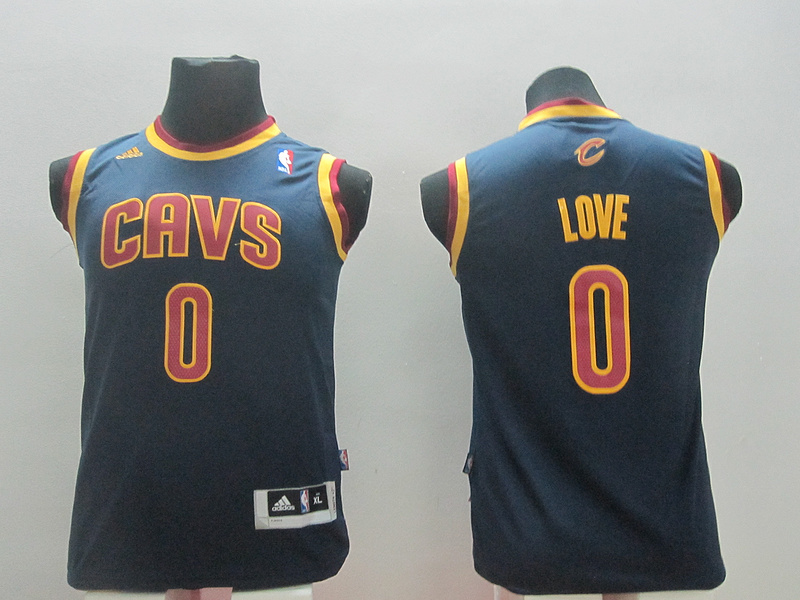 Cavaliers 0 Love Blue Revolution 30 Youth Jersey