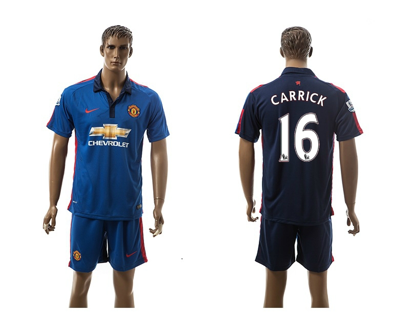 2014-15 Manchester United 16 Carrick Third Away Jerseys