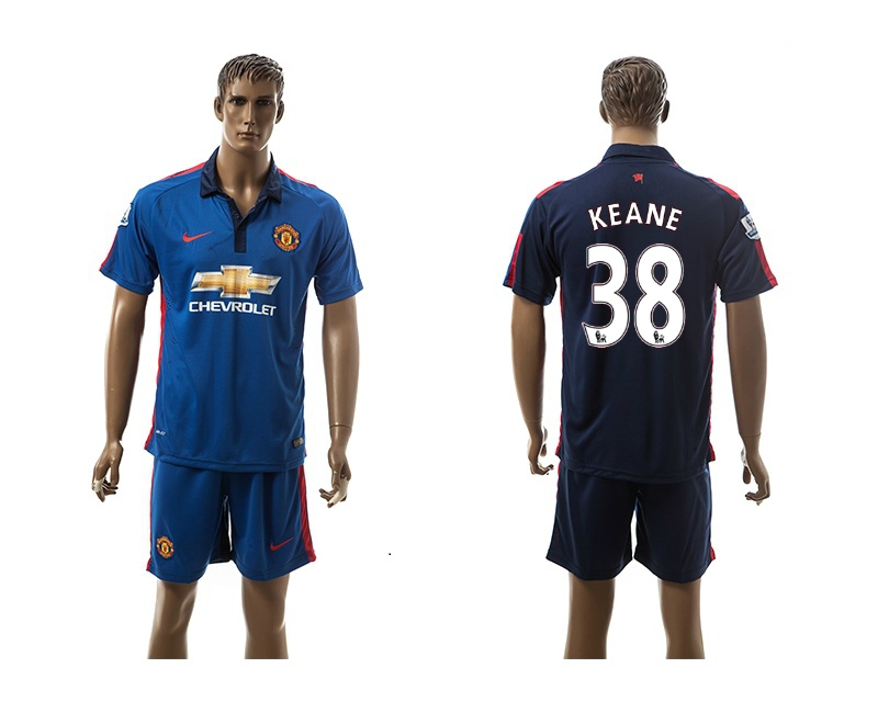 2014-15 Manchester United 38 Keane Third Away Jerseys