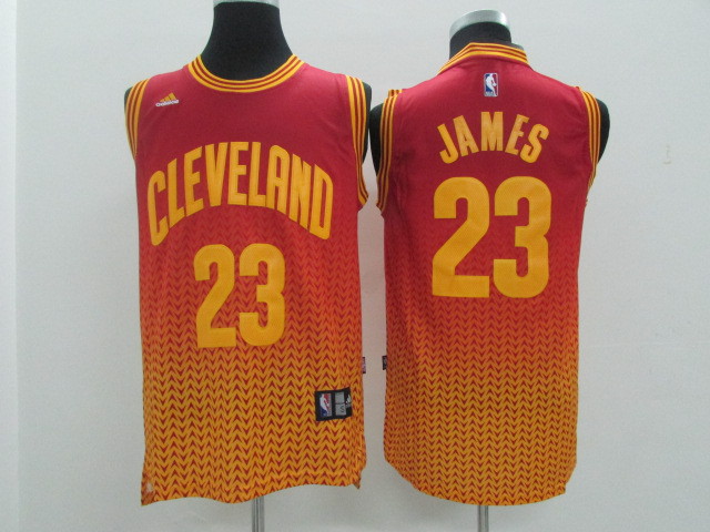 Cavaliers 23 James Red Resonate Fashion Jerseys - Click Image to Close
