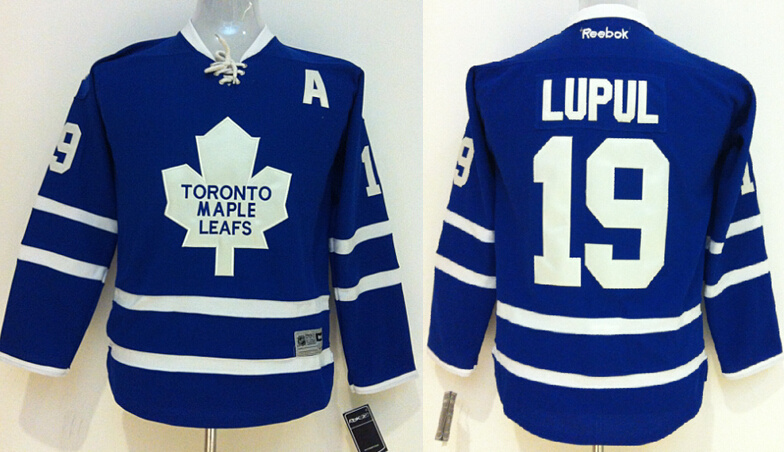 Maple Leafs 19 Lupul Blue Youth Jersey - Click Image to Close