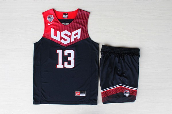 USA Basketball 2014 Dream Team 13 Harden Blue Suits - Click Image to Close