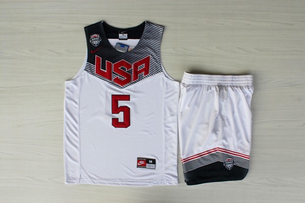 USA Basketball 2014 Dream Team 5 Durant White Suits