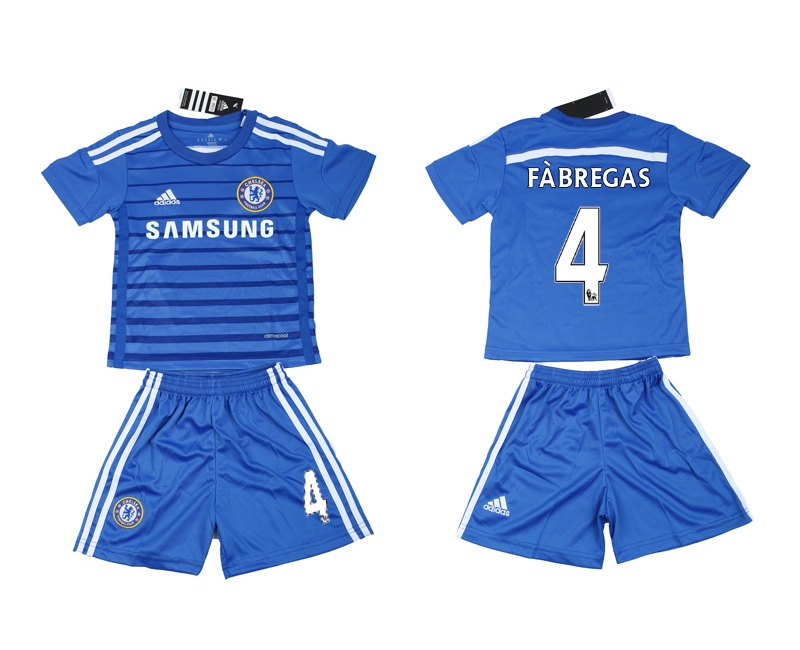 2014-15 Chelsea 4 Fabregas Home Youth Jerseys