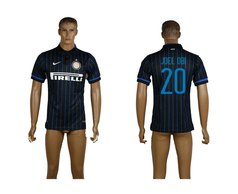 2014-15 Inter Milan 20 Joel Obi Home Thailand Jerseys