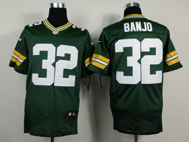 Nike Packers 32 Banjo Green Elite Jerseys