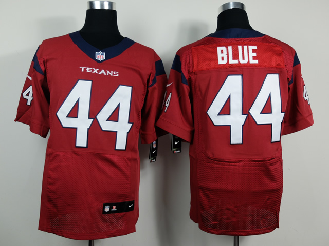 Nike Texans 44 Blue Red Elite Jerseys