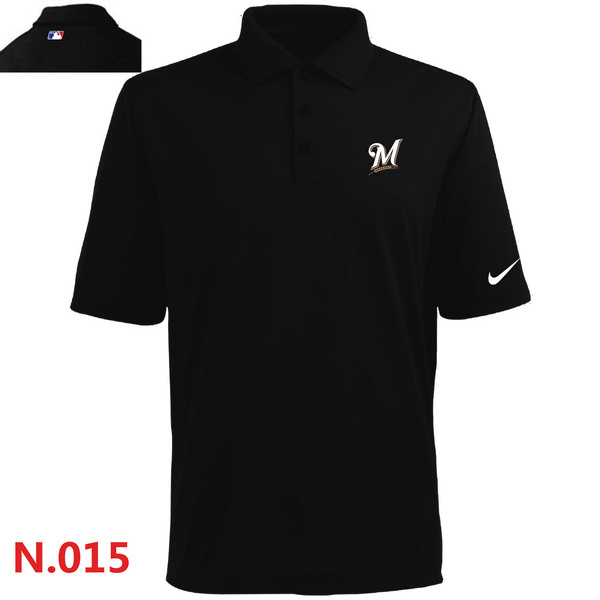 Nike Marlins Black Polo Shirt