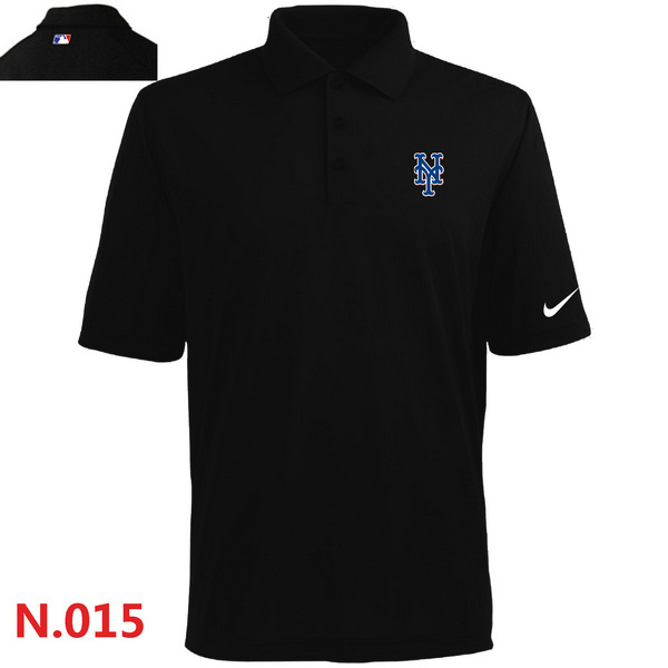 Nike Mets Black Polo Shirt - Click Image to Close