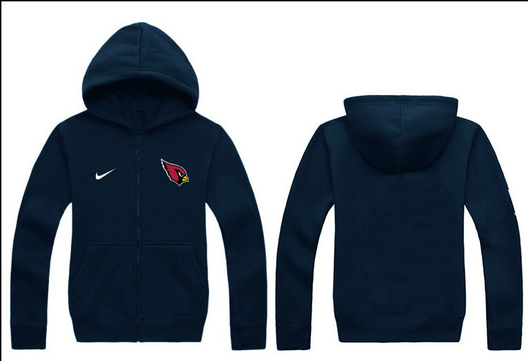 Nike Cardinals Navy Blue Full Zip Hoodie