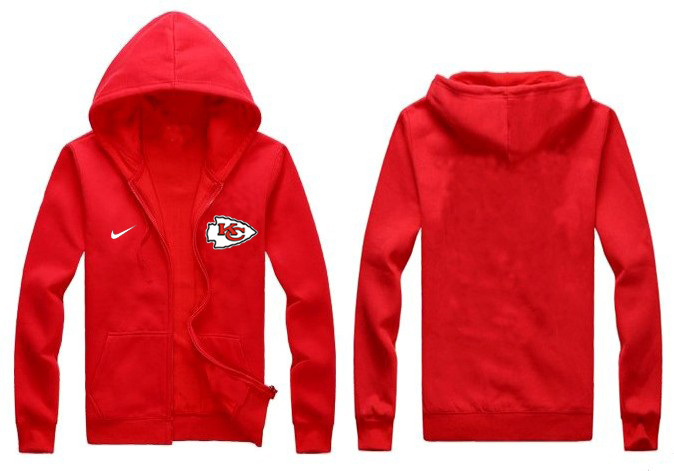Nike Chiefs Red Full Zip Hoodie