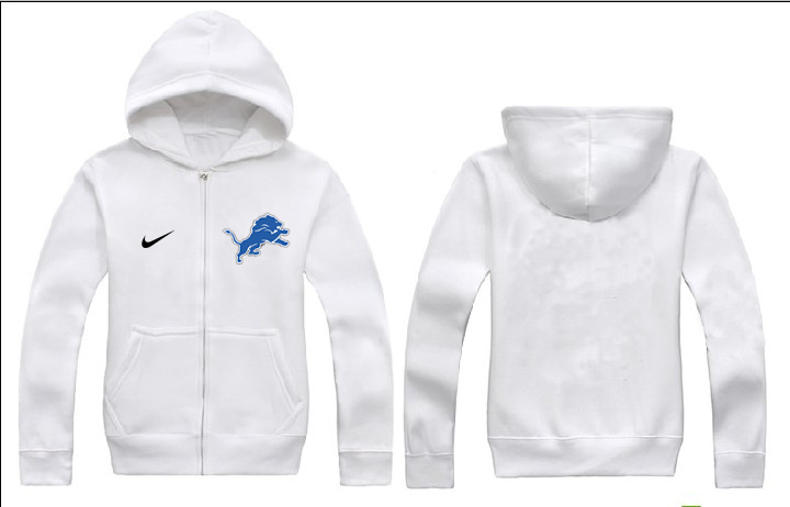 Nike Lions White Full Zip Hoodie