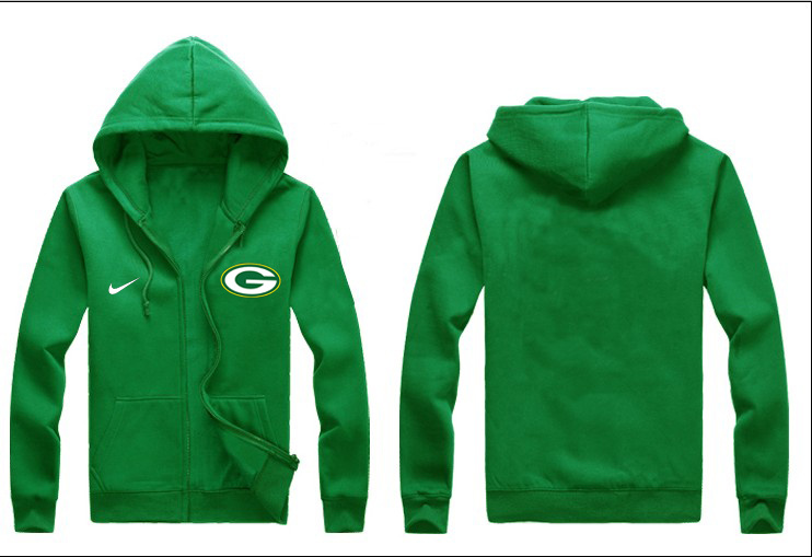 Nike Packers Green Full Zip Hoodie