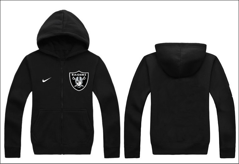 Nike Raiders Black Full Zip Hoodie