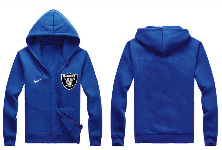 Nike Raiders Blue Full Zip Hoodie