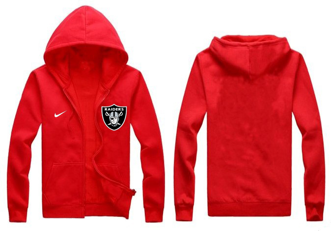 Nike Raiders Red Full Zip Hoodie