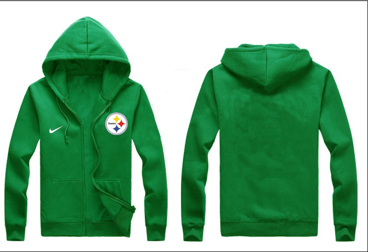 Nike Steelers Green Full Zip Hoodie