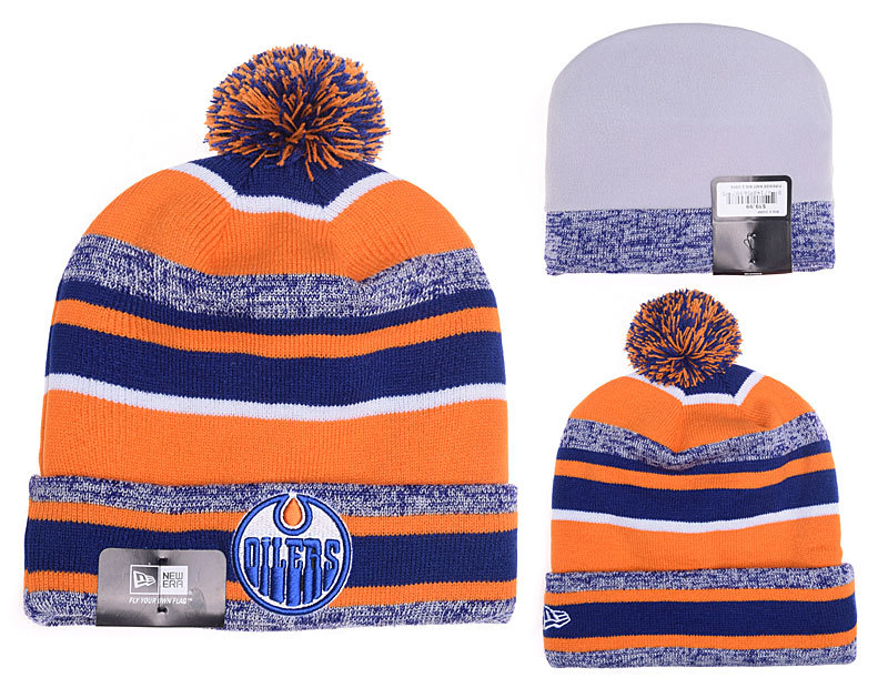 Oilers Orange Fashion Knit Hat YD