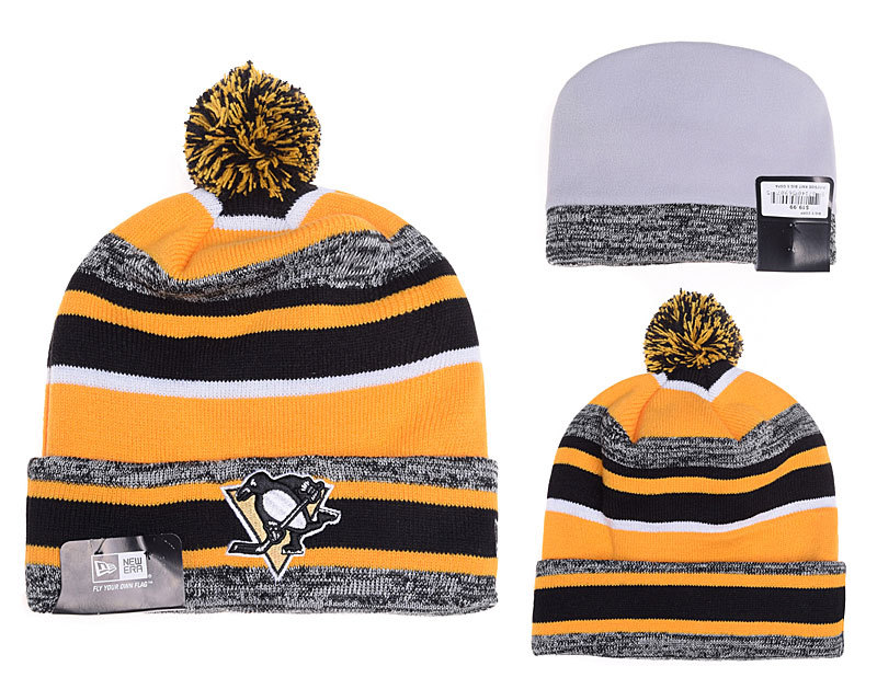 Penguins Yellow Fashion Knit Hat YD