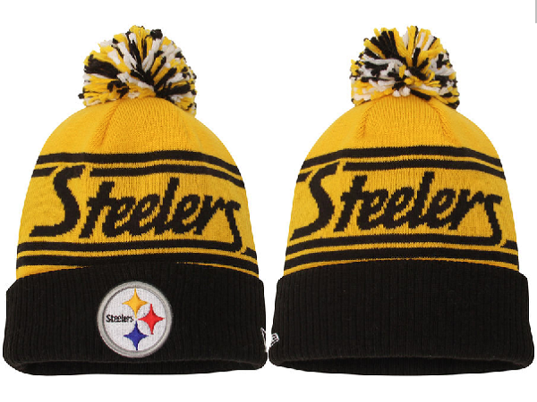 Steelers Yellow Fashion Knit Hat XDF